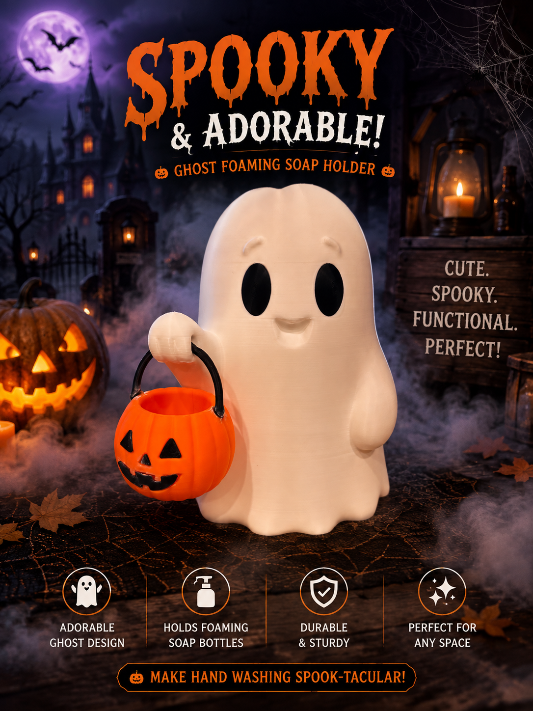 Ghost Foaming Soap Holder