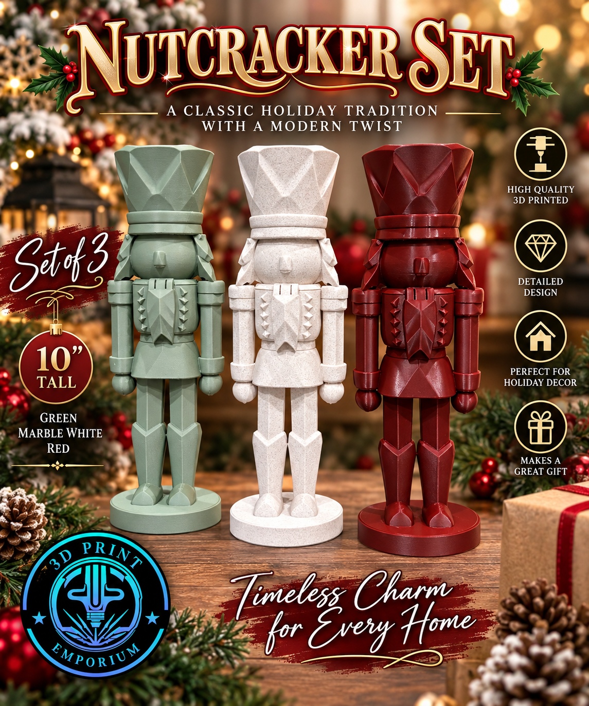 Nutcracker Set of 3