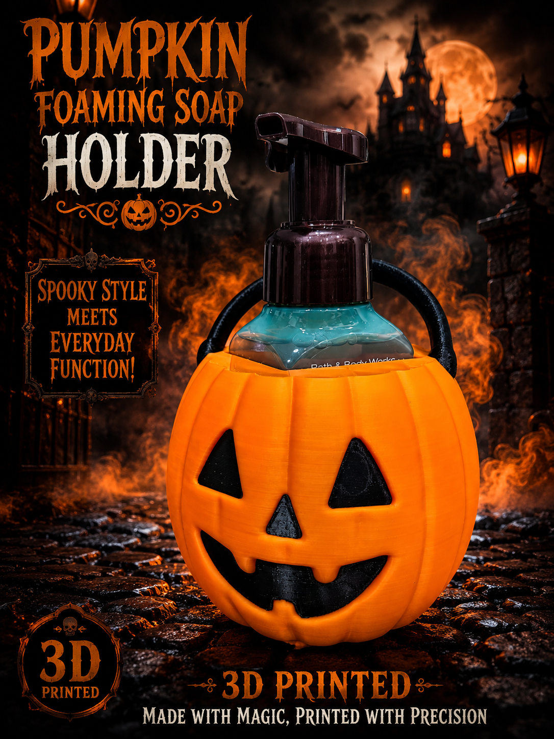 Pumpkin Bucket Soap Holder